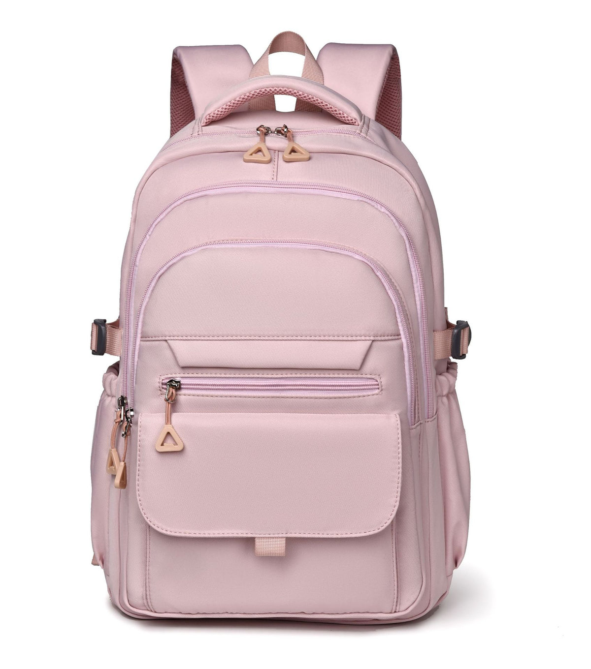 Solid Color Oxford Cloth Student Backpack