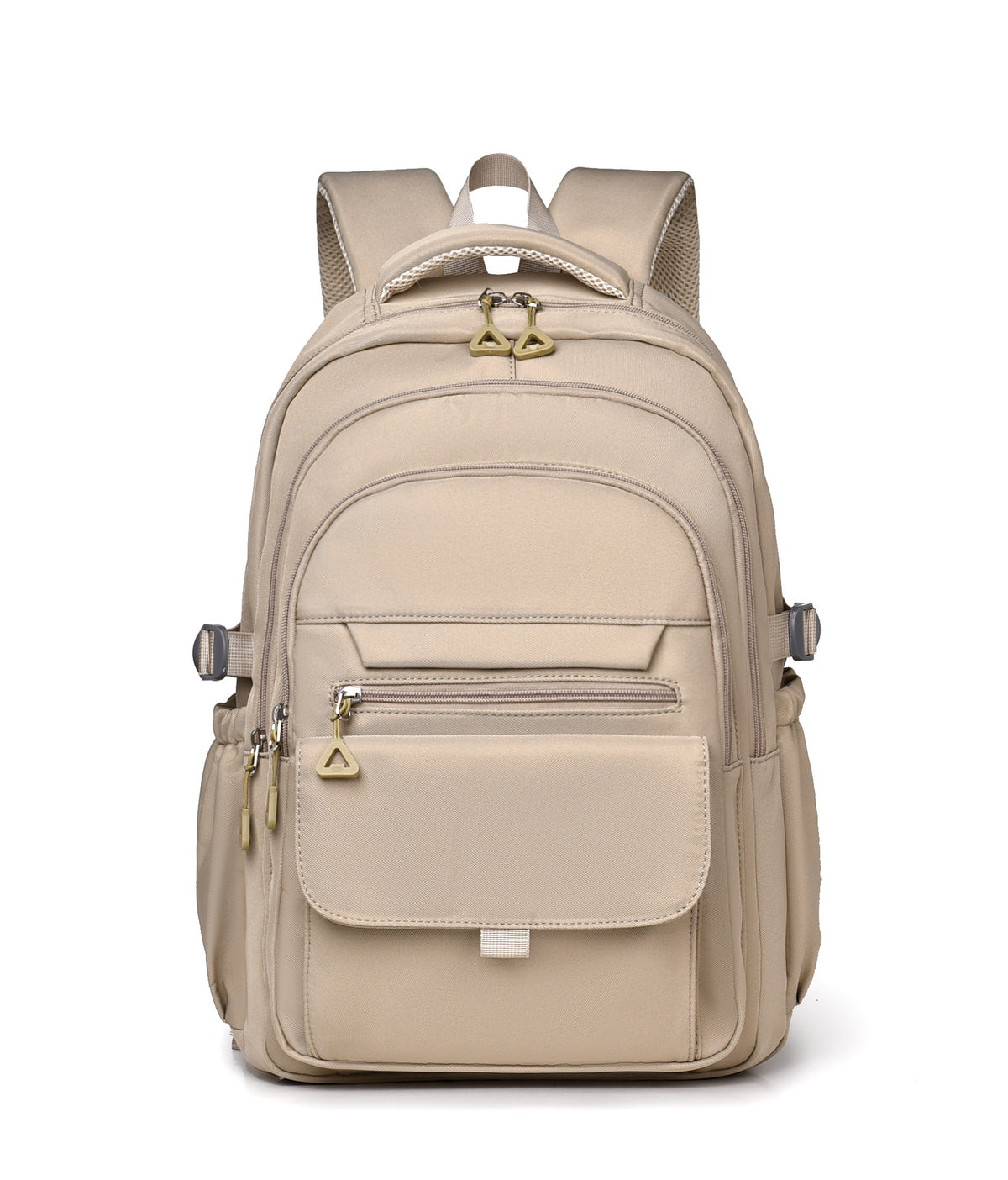 Solid Color Oxford Cloth Student Backpack