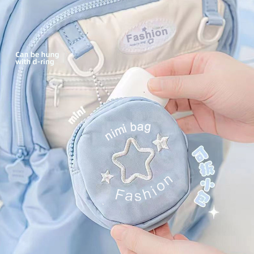 Drawstring Student Backpack Lightweight Casual Bag