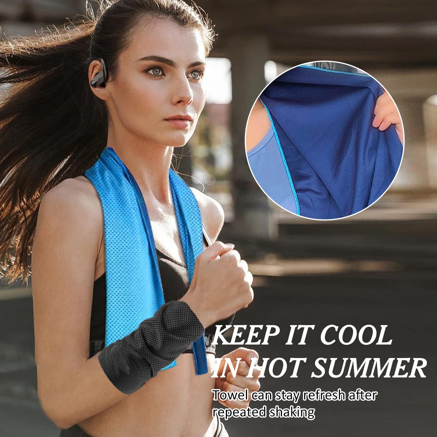 Surcotto Cooling Towel – Instant Chill Relief for Sports & Outdoor Activities