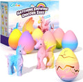 Coodoo Unicorn Hatching Rainbow Eggs - 6 Pack Grow-in-Water Unicorn Toys, Birthday & Easter Basket Stuffers