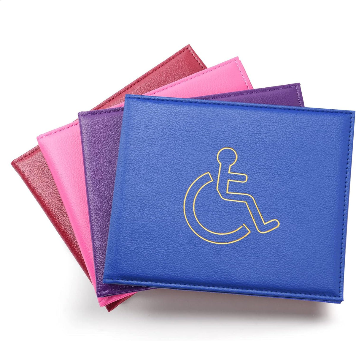Vicloon Disabled Badge & Timer Holder - PU Leather Wallet Protector