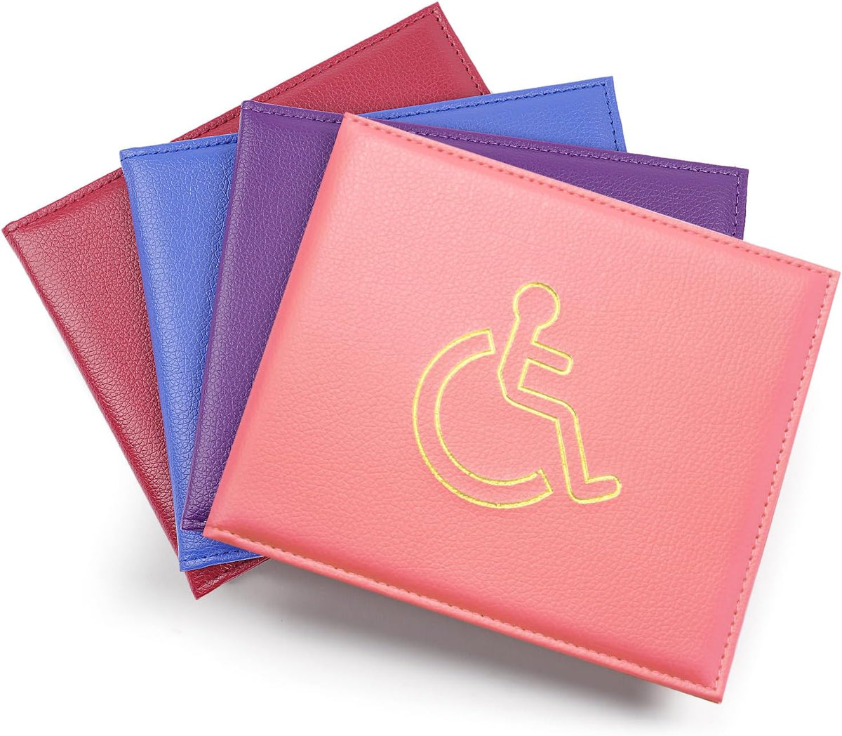Vicloon Disabled Badge & Timer Holder - PU Leather Wallet Protector