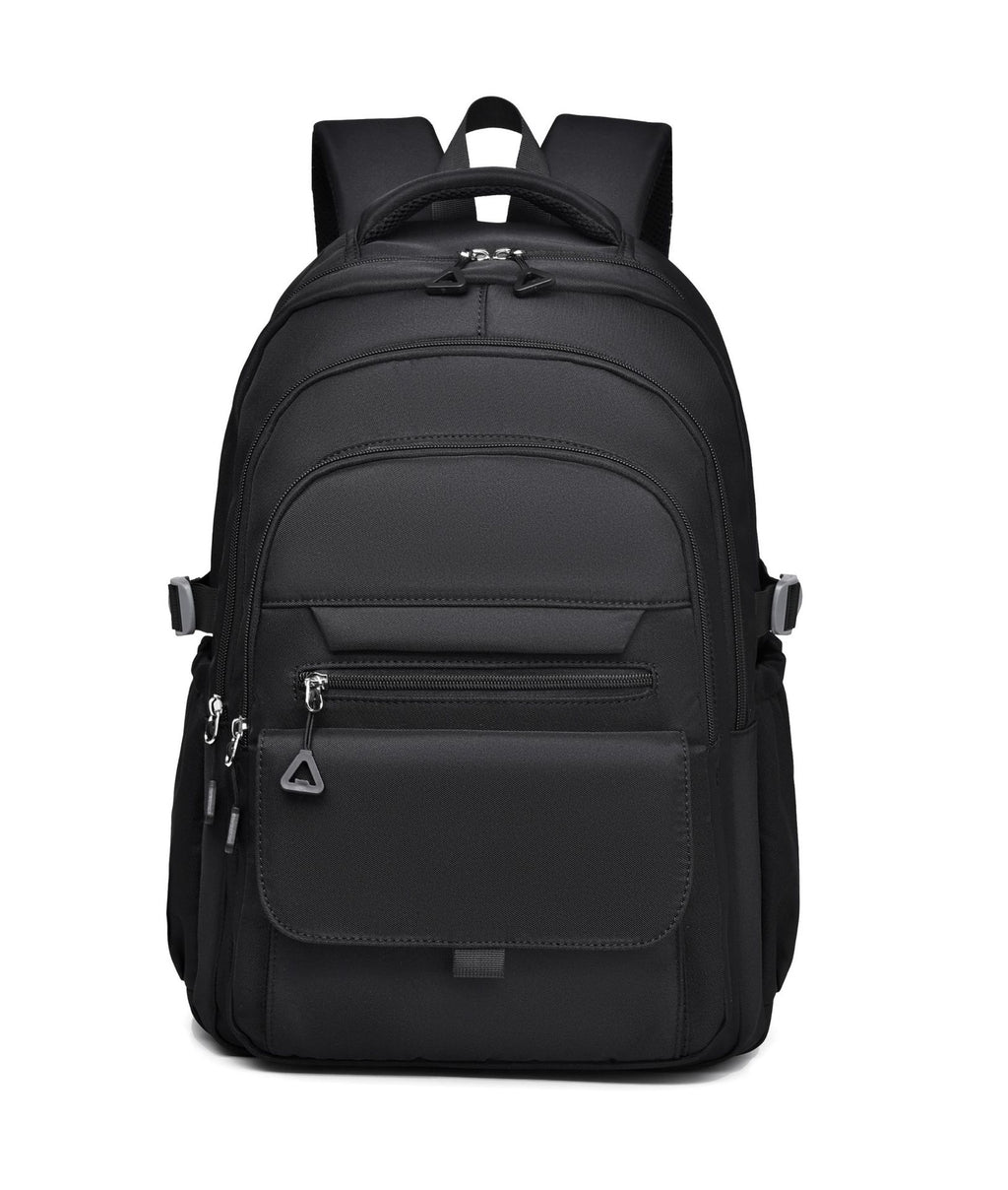 Solid Color Oxford Cloth Student Backpack