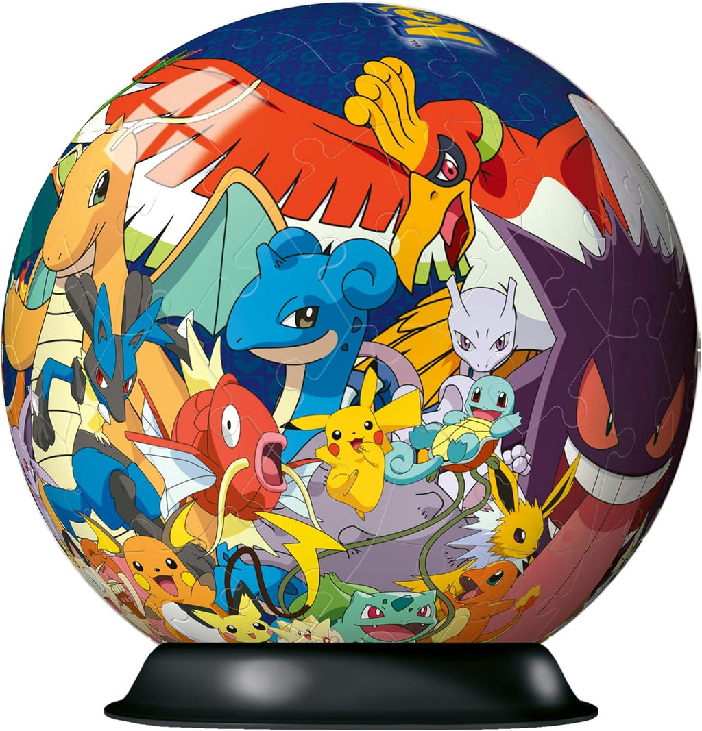 Ravensburger Pokémon 3D Jigsaw Puzzle Ball - 72 Pieces, No Glue Required, Ages 6+