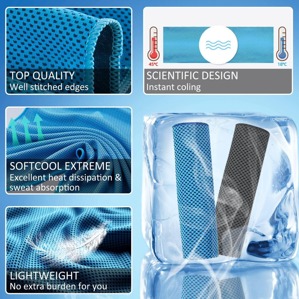 Surcotto Cooling Towel – Instant Chill Relief for Sports & Outdoor Activities