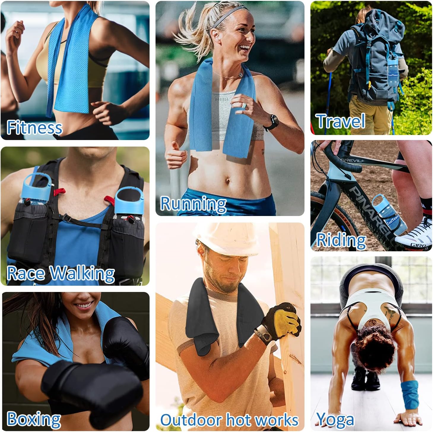 Surcotto Cooling Towel – Instant Chill Relief for Sports & Outdoor Activities