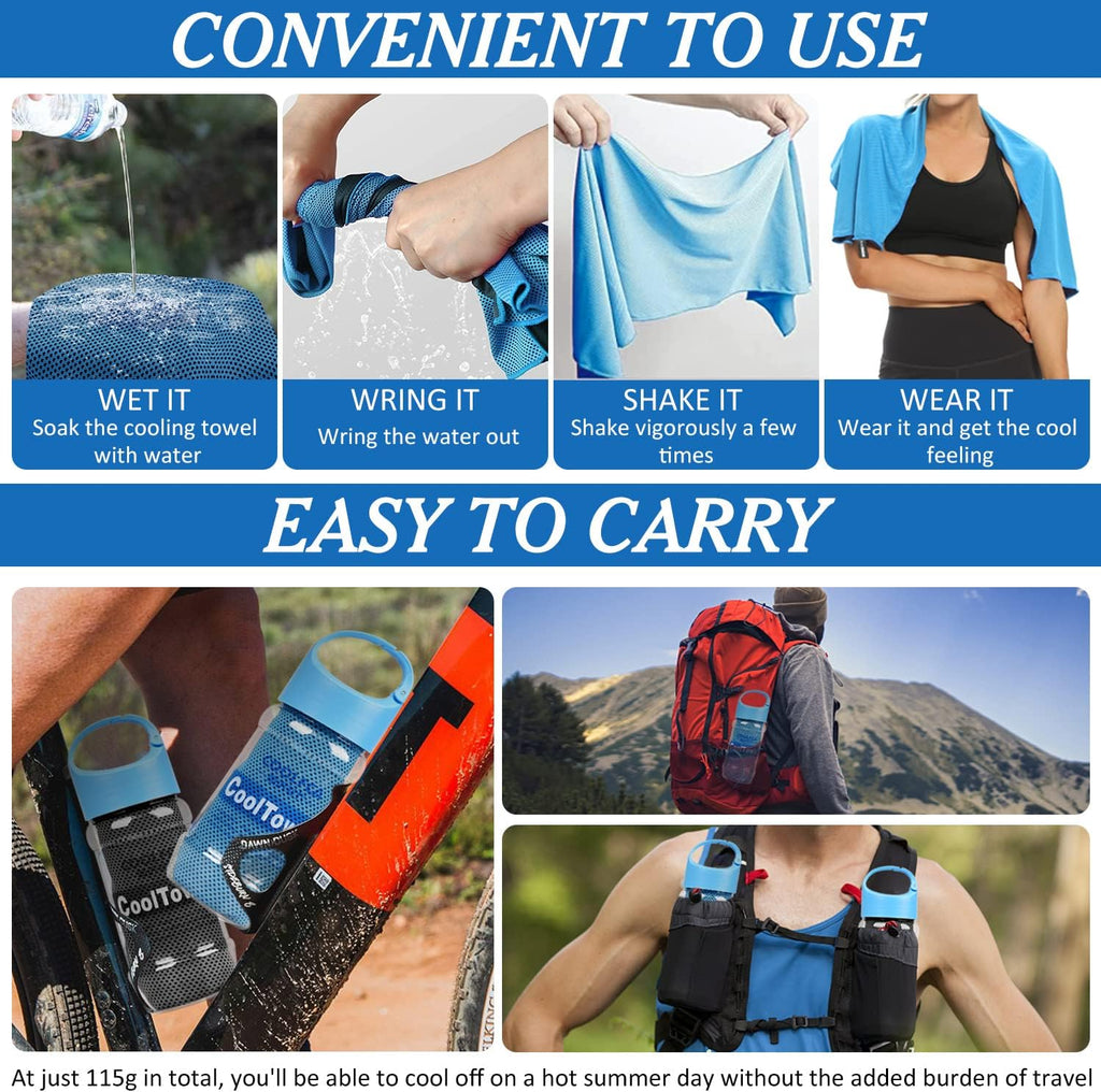 Surcotto Cooling Towel – Instant Chill Relief for Sports & Outdoor Activities