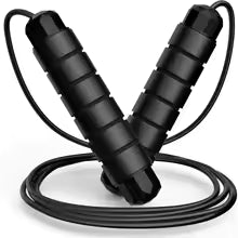 Adjustable Speed Jump Rope – Steel Wire Core, Anti-Slip Foam Handles