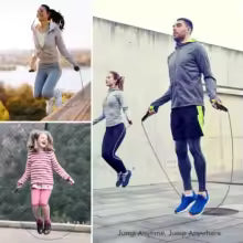 Adjustable Speed Jump Rope – Steel Wire Core, Anti-Slip Foam Handles