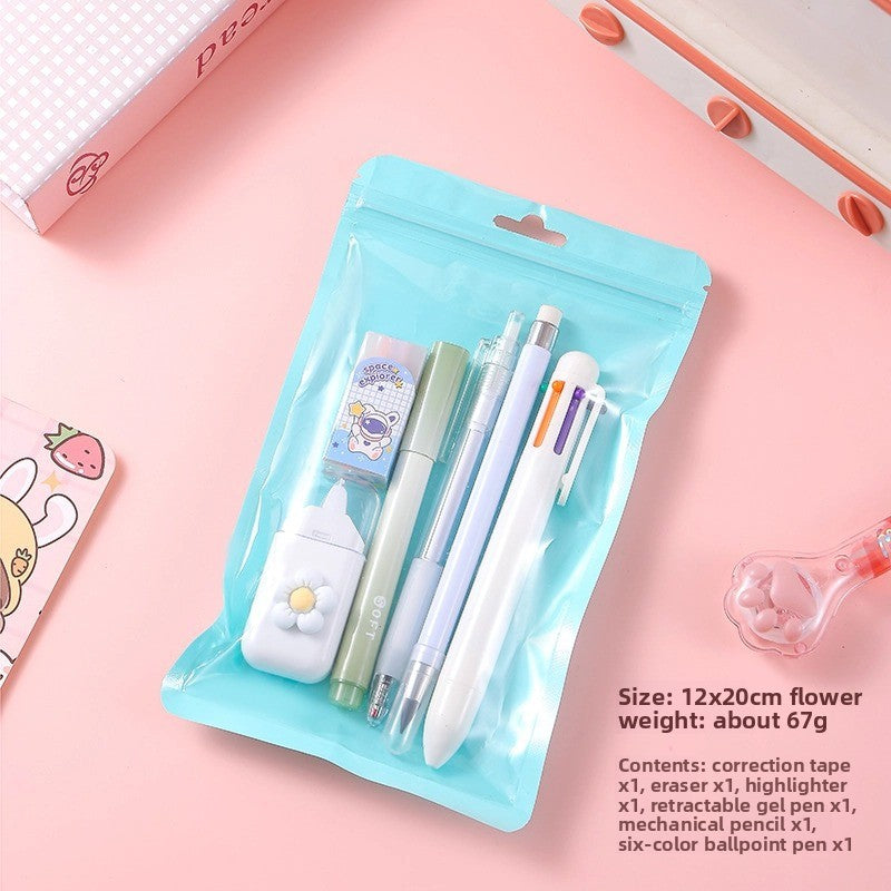 Gradient Color Student Stationery Set