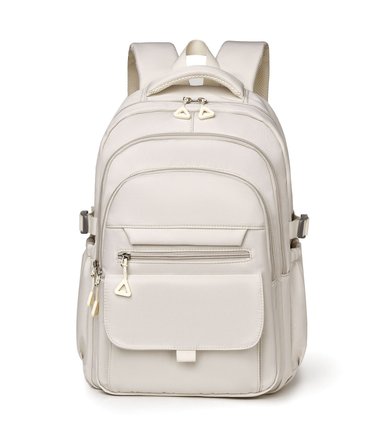 Solid Color Oxford Cloth Student Backpack