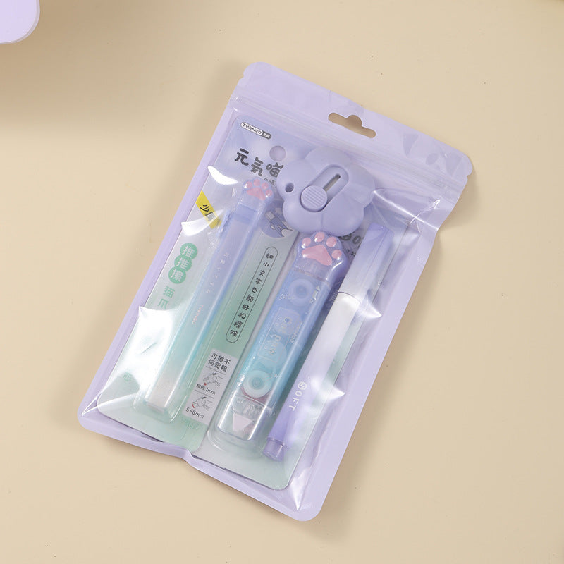 Gradient Color Student Stationery Set