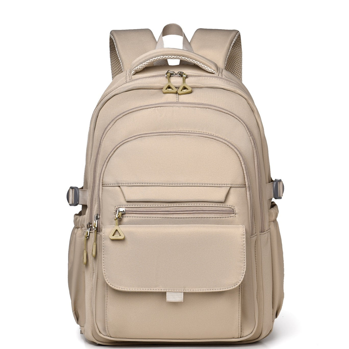 Solid Color Oxford Cloth Student Backpack