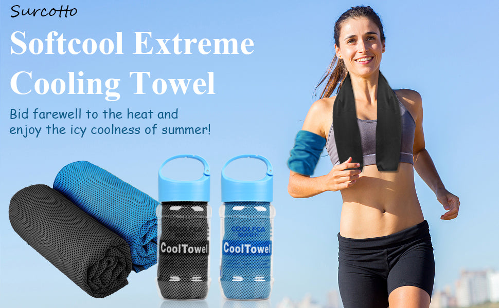 Surcotto Cooling Towel – Instant Chill Relief for Sports & Outdoor Activities